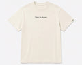 Kortärmad t-shirt Cream